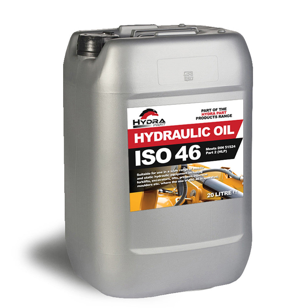 Hydra Part Hydraulic Oil ISO 46, 20 Litres - Approved Hydraulics