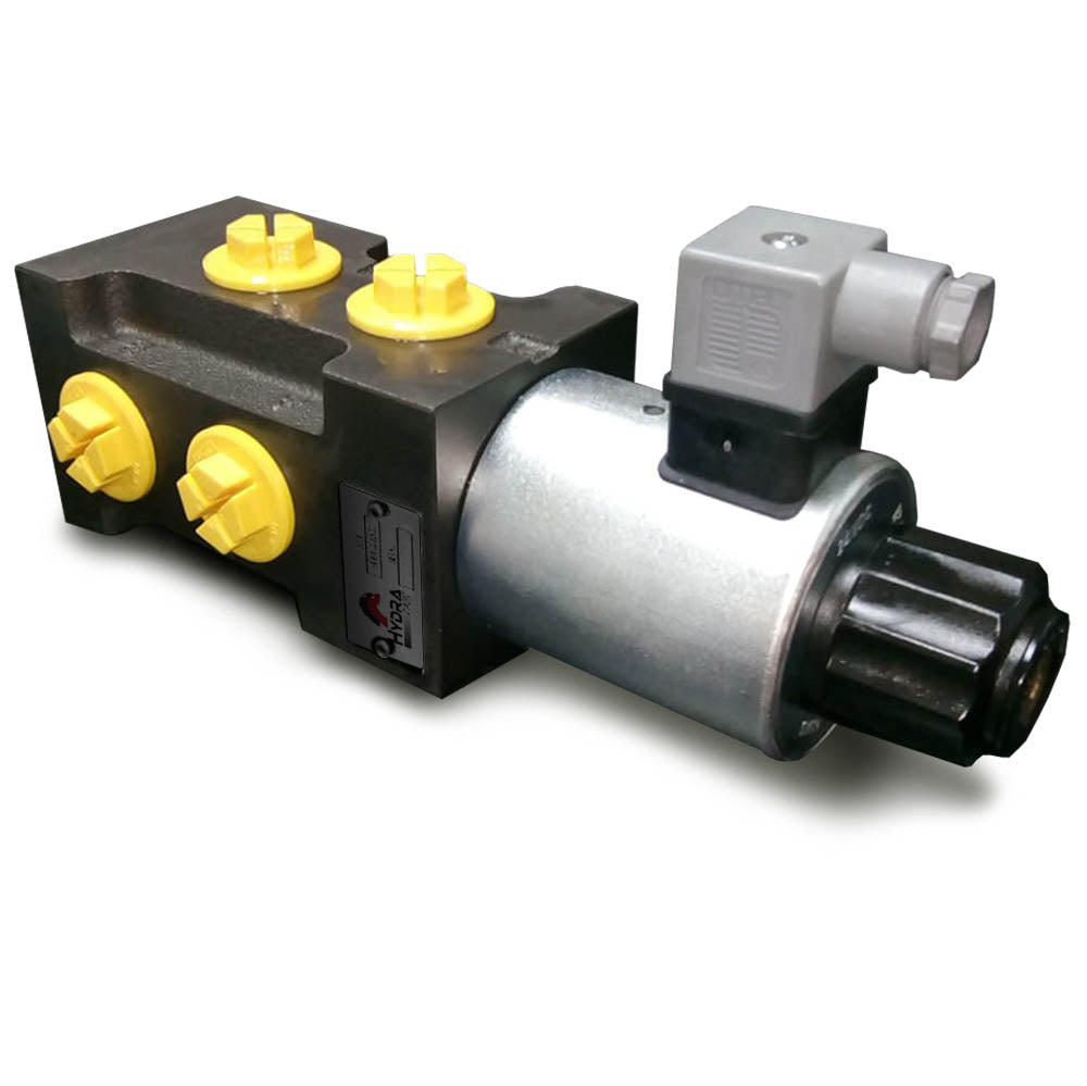 6 Port Closed Centre Solenoid Diverter Valve 3/4" 120LPM 12vDC/24vDC