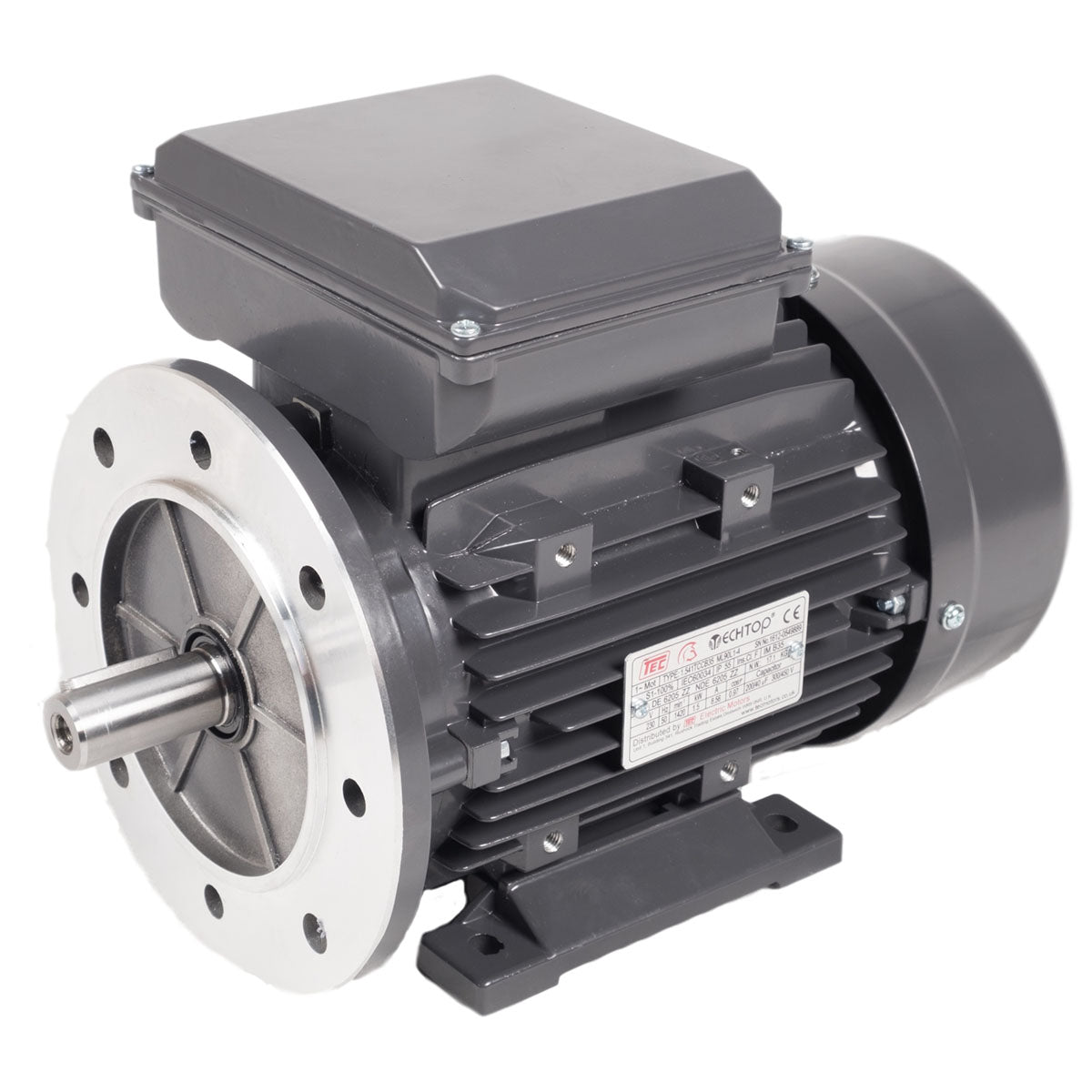 TEC TEC Single Phase Electric Motors - 4 Pole, 1500rpm (CAP START / CAP RUN) - Approved Hydraulics