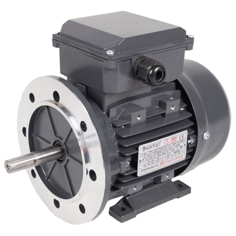 TEC TEC Single Phase Electric Motors - 2 Pole, 3000rpm, 240vAC (PERMANENT CAP) - Approved Hydraulics