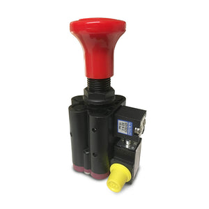 Mead PTO Switch - Panel/Dash Mounted Air Control Valve (Electrical Release) - Approved Hydraulics