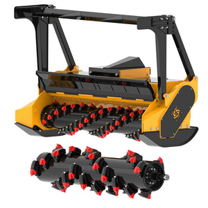 Femac S10 Skidsteer Flail - 70-120hp - Approved Hydraulics