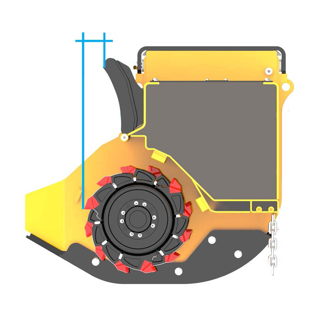 Femac S10 Skidsteer Flail - 70-120hp - Approved Hydraulics