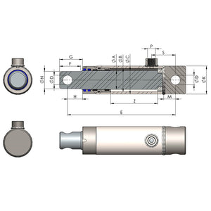 Series 100 Single Acting Cylinders