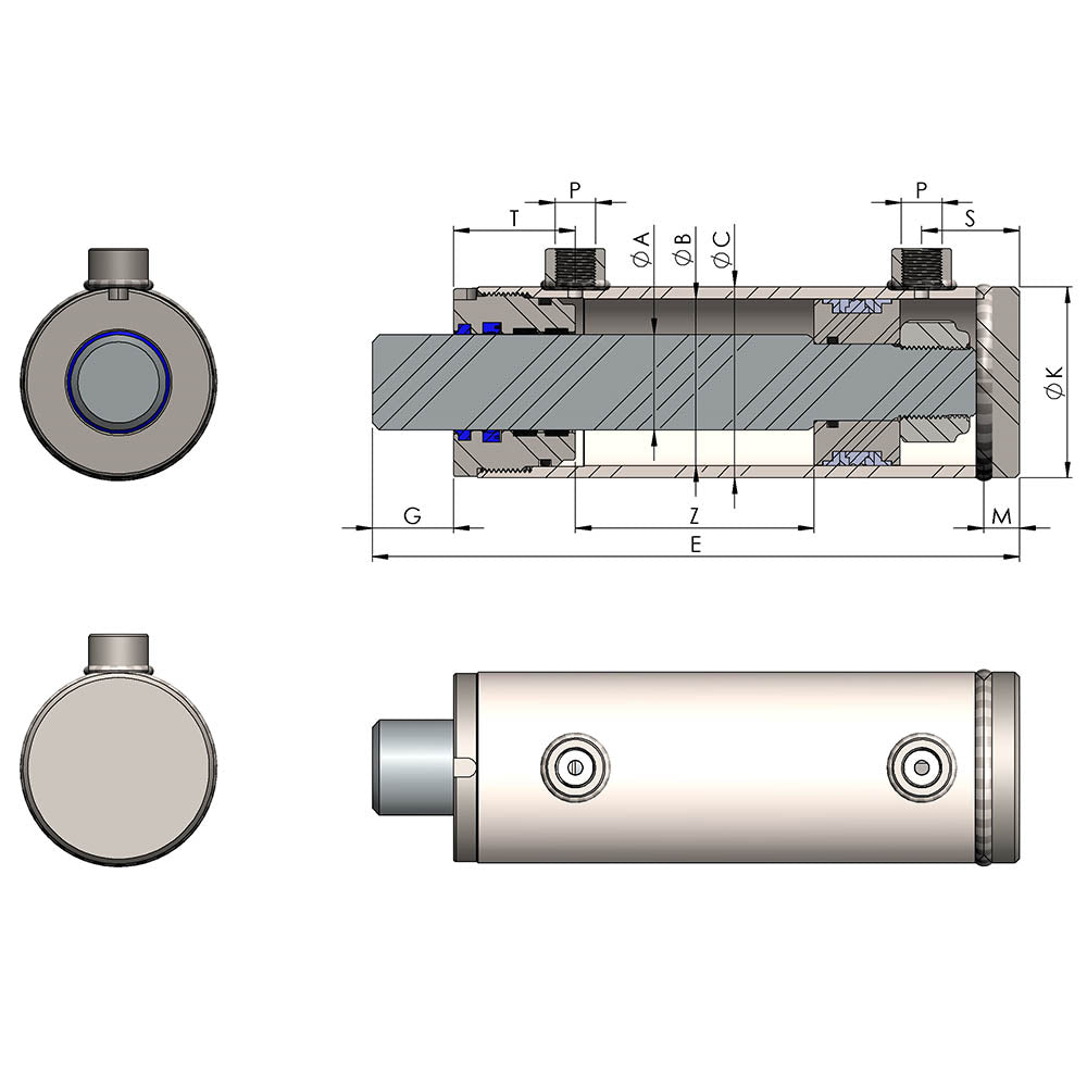 Series 300 Double Acting Cylinders