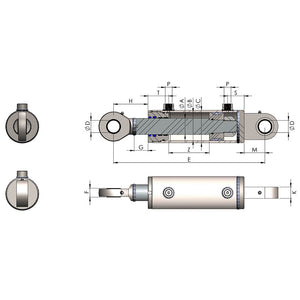 Series 400 Double Acting Cylinders - Approved Hydraulics Limited