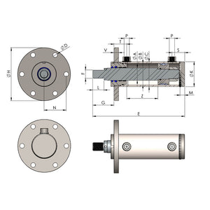 Series 500 Front Flange Cylinders