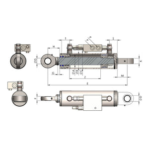 Series 590 Turn Over Plough Cylinders