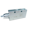 Single Counter Balance / Overcentre Valve 3/8" IN LINE Steel Body 100-350 Bar 1:8 Pilot Ratio - Approved Hydraulics Limited