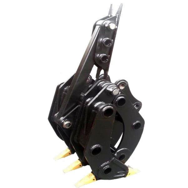 Hydra Part Solid Tine Grapples for 1T to 22T Machines - Approved Hydraulics