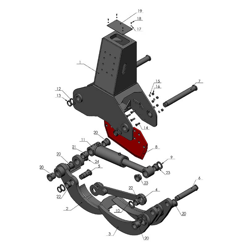 Tiger Cut 300E Replacement Knife (400mm)