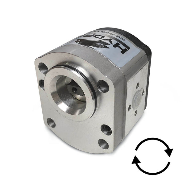 Clockwise Group 2 Tandem Hydraulic Pumps - Rear