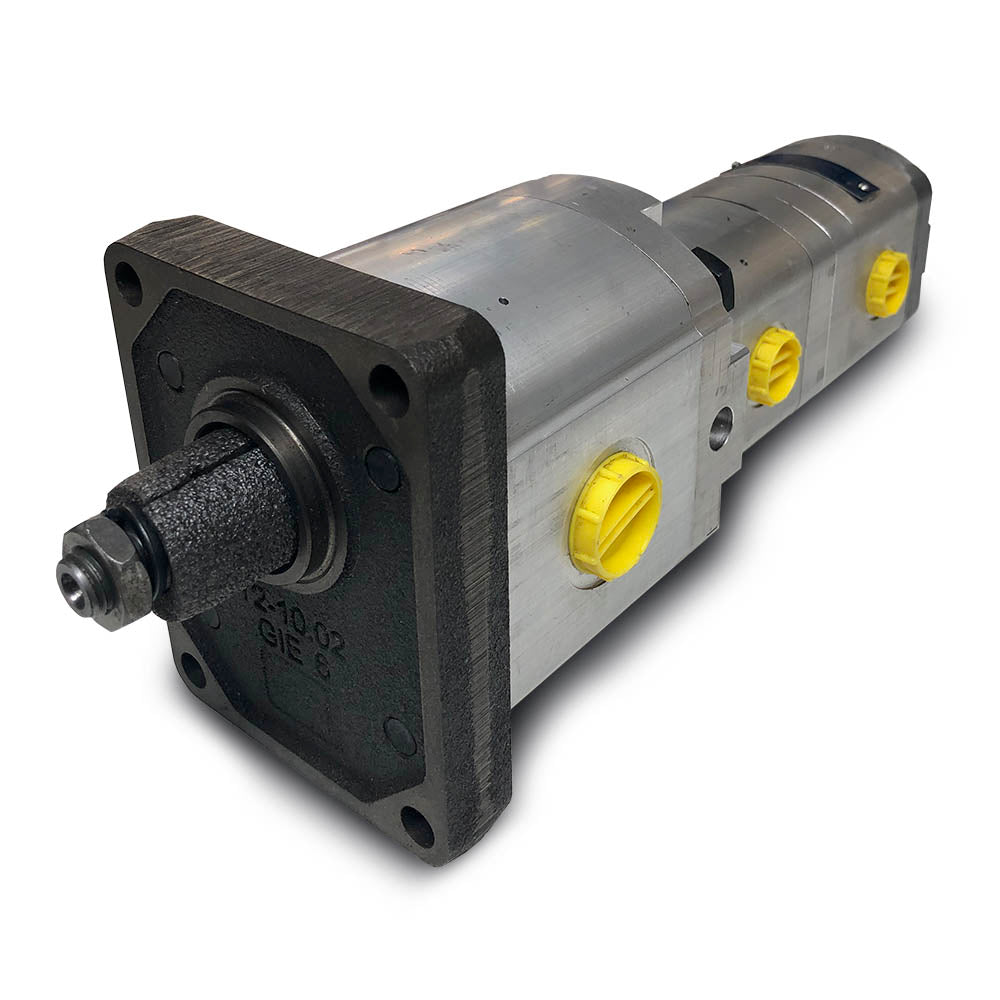 Triple Gear Pump - Gp2 17cc - Gp1 3.3+3.3 - 1:8 taper