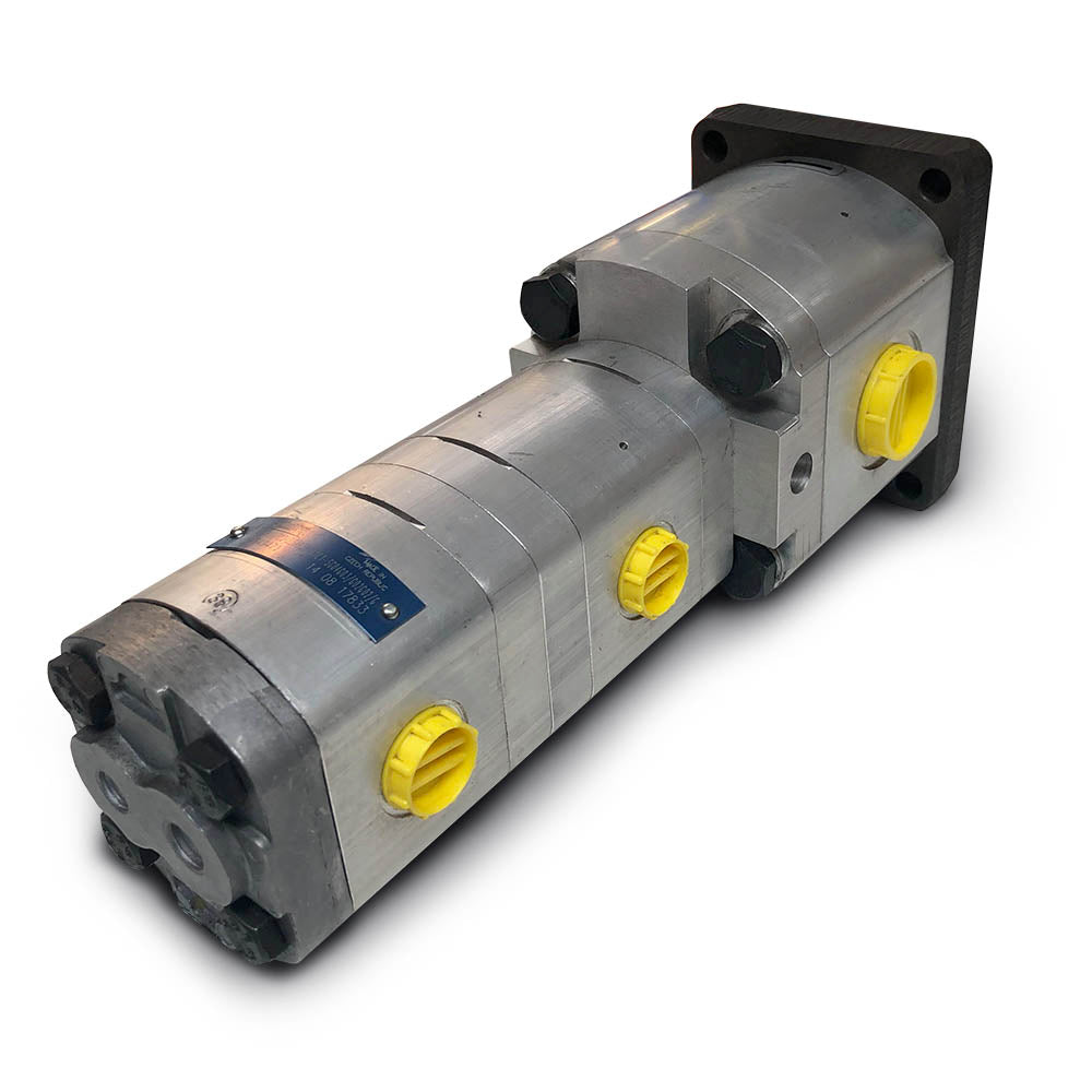 Triple Gear Pump - Gp2 17cc - Gp1 3.3+3.3 - 1:8 taper