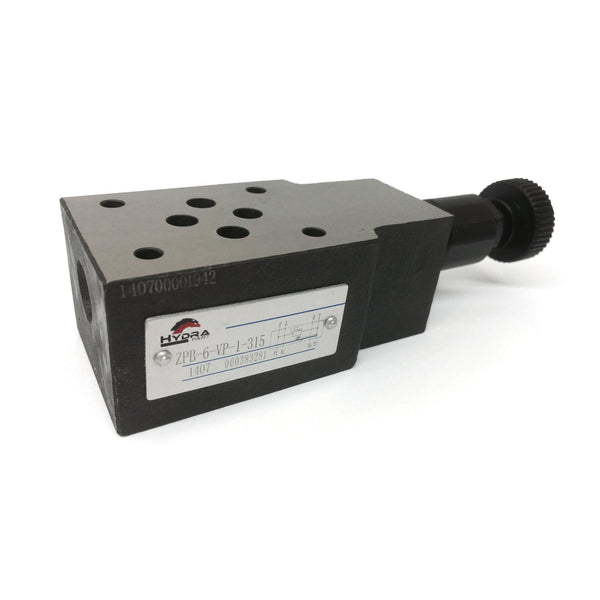 Hydra Part CETOP 3 Modular Pressure Relief Valve - P to T - (ZPB-6-VP-1-315) - Approved Hydraulics