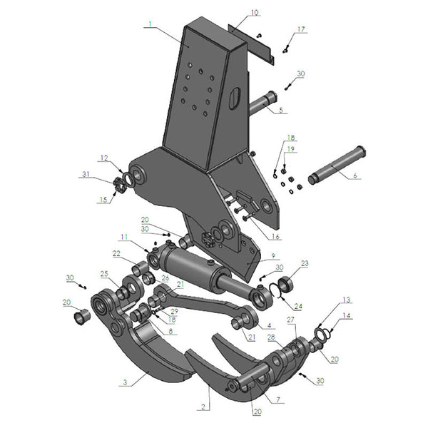 Tiger Cut 210E Spares - Approved Hydraulics Limited