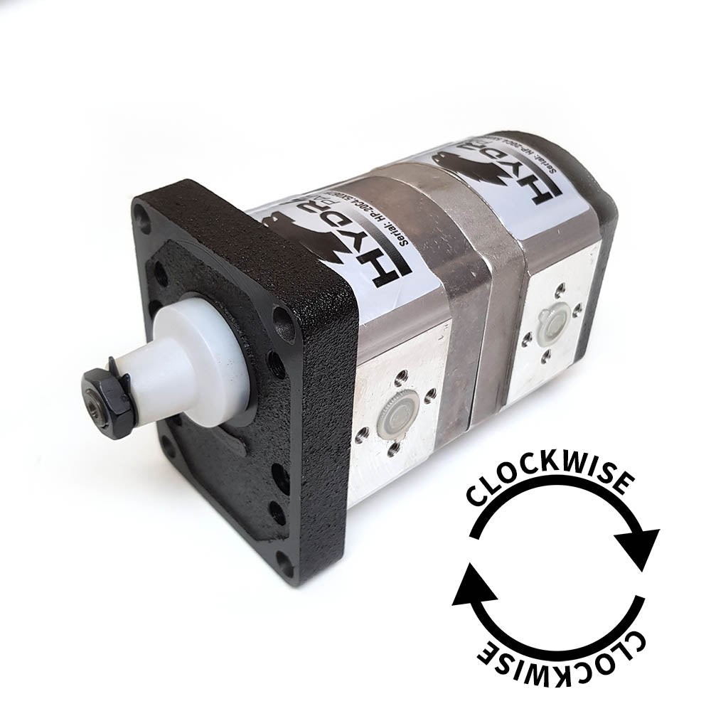 Tandem Hydraulic Pump Assembly 4.5cc - 25cc- Clockwise - Approved Hydraulics Limited