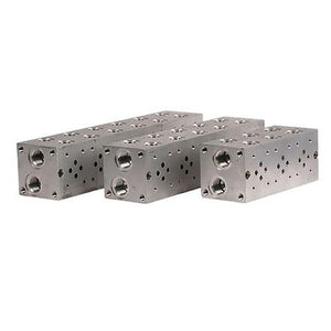 CETOP 3 Aluminium Manifolds - P & T 1/2" - A & B 3/8" - Approved Hydraulics Limited