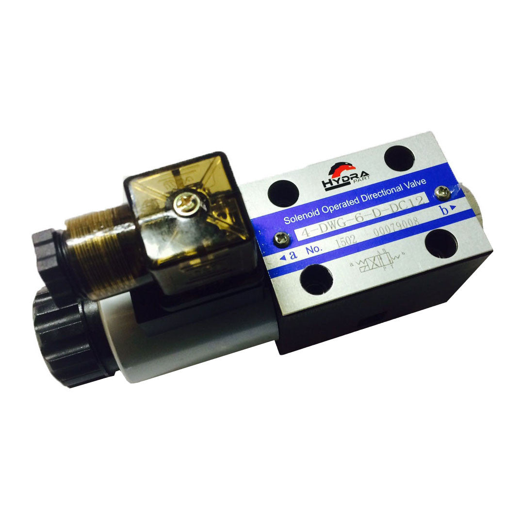 Hydra Part CETOP 3 Single Solenoid Control Valve NG06 - P to A &amp; B to T (X - 11) - Approved Hydraulics