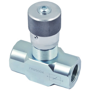 Hydra Part Flow Regulator Valves with Needle Shut Off - Approved Hydraulics