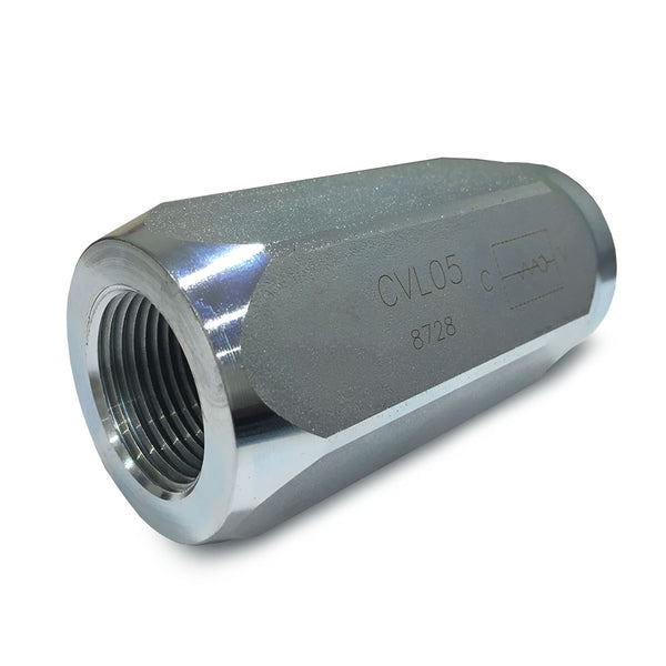 Hydra Part Poppet Check Valve 3/4" 130Lpm, 300 Bar Max Pressure - Approved Hydraulics