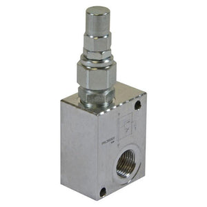 Hydra Part Inline Pressure Relief Valve 3/8" Bsp 35Lpm 350 Bar Max - Approved Hydraulics