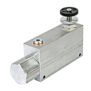 Hydra Part Hydraulic 3 Port Flow Control Valve (Excess Back To Tank)  3/8" - Approved Hydraulics